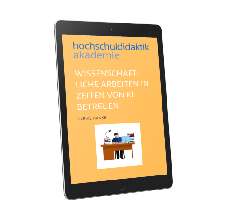 Cover des Selbstlernkurses Wissenschaftliche Arbeiten in Zeiten von KI betreuen