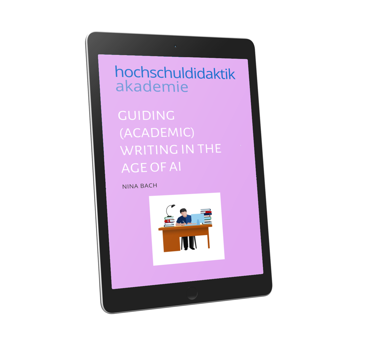 Cover des Selbstlernkurses Guiding and Supporting Academic Writing in the Age of AI
