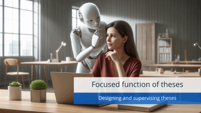 Focus on Bachelor’s and Master’s theses with their stronger assessment emphasis. Learn how to supervise and evaluate them confidently in the age of AI.