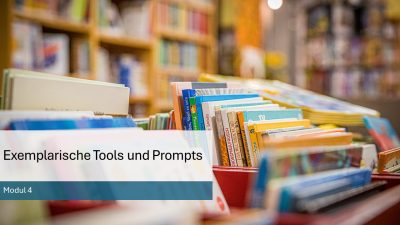 In diesem Modul erhalten Sie eine Übersicht über nützliche GenAI-Tools für Ihre Lehre sowie ein paar Prompts, um einfach mal loslegen zu können.